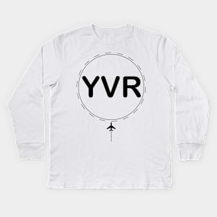 Destination YVR Kids Long Sleeve T-Shirt